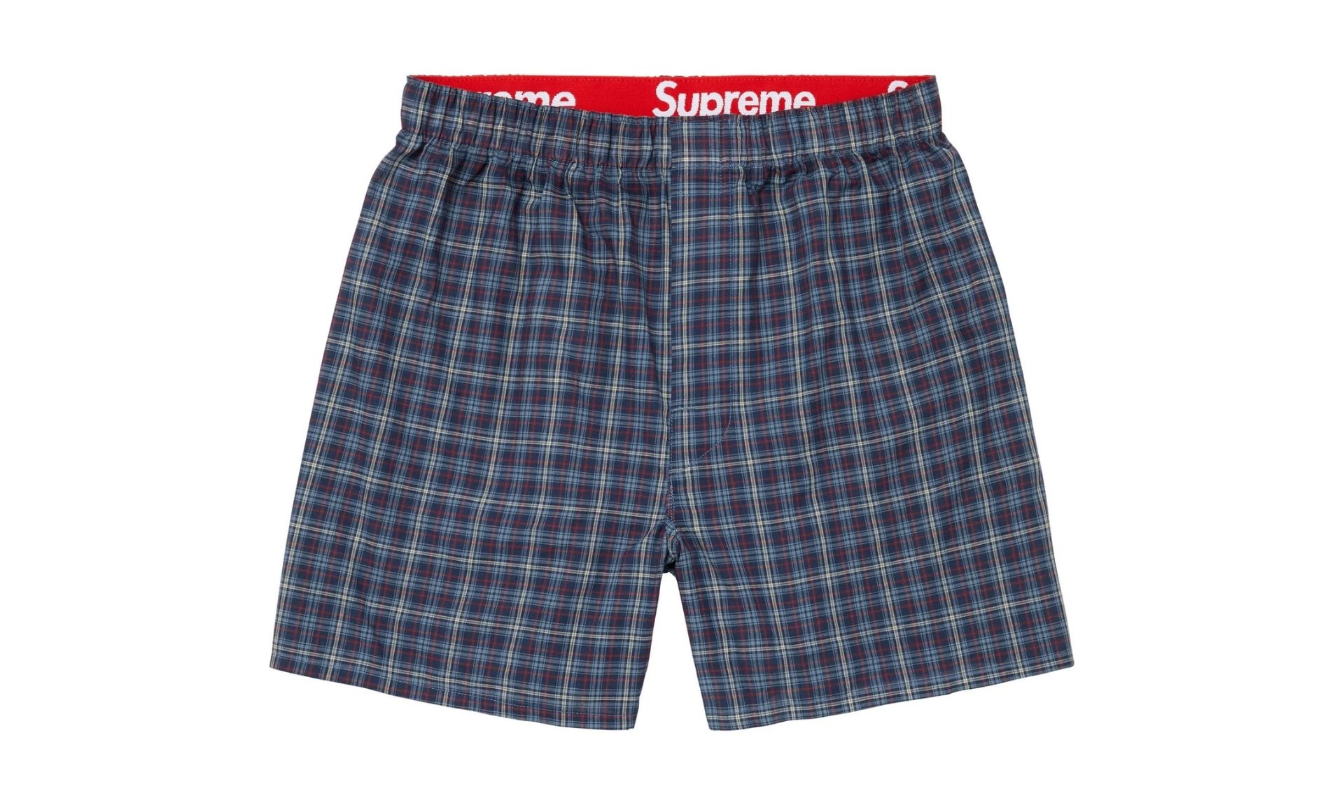 Supreme Hanes Plaid Boxers (4 sztuki) | OVERCEZ