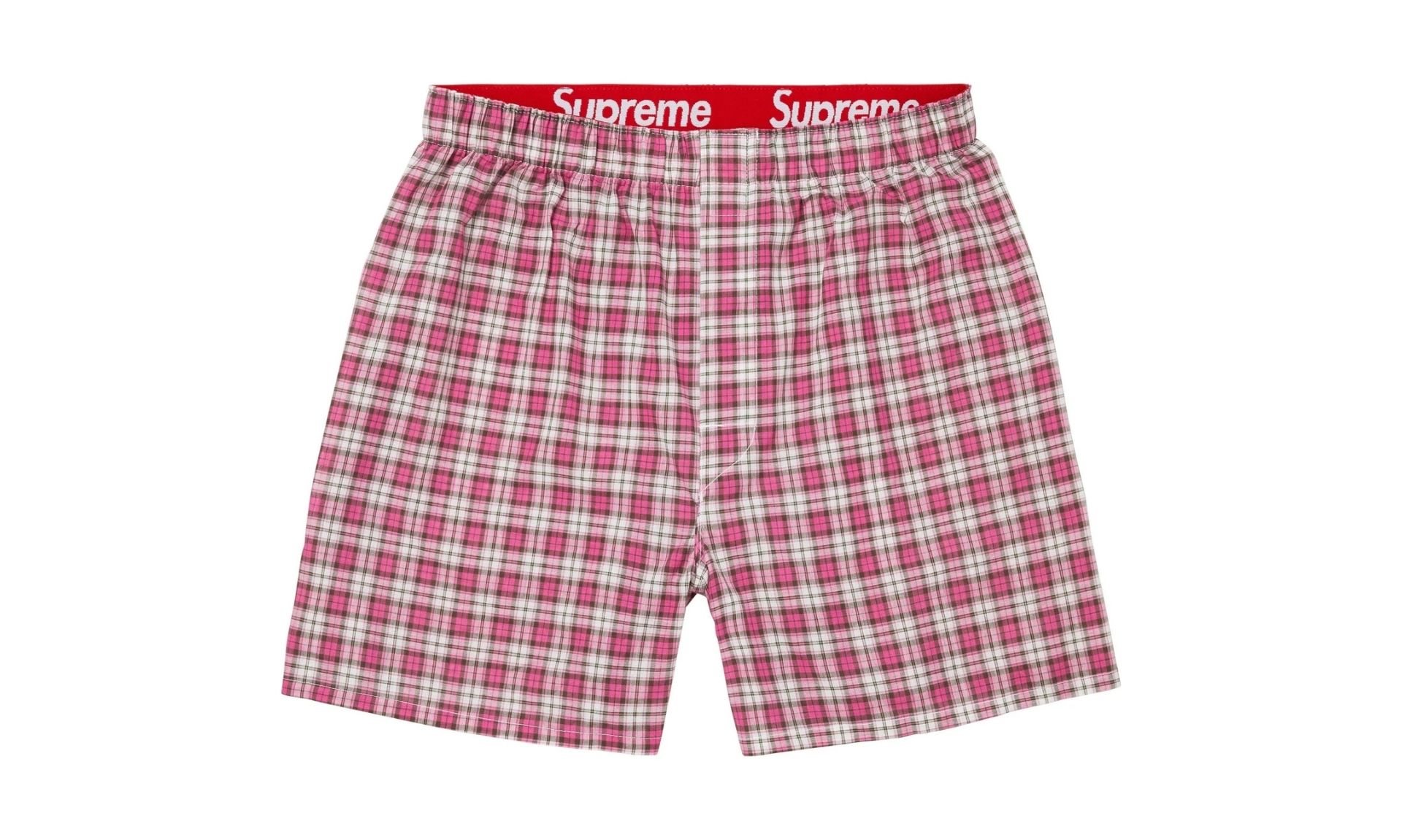 Supreme Hanes Plaid Boxers (4 sztuki) | OVERCEZ