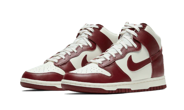 Nike Dunk High Sail Team Red (W)
