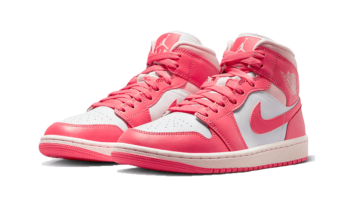 Air Jordan 1 Mid Strawberries And Cream (W) | OVERCEZ