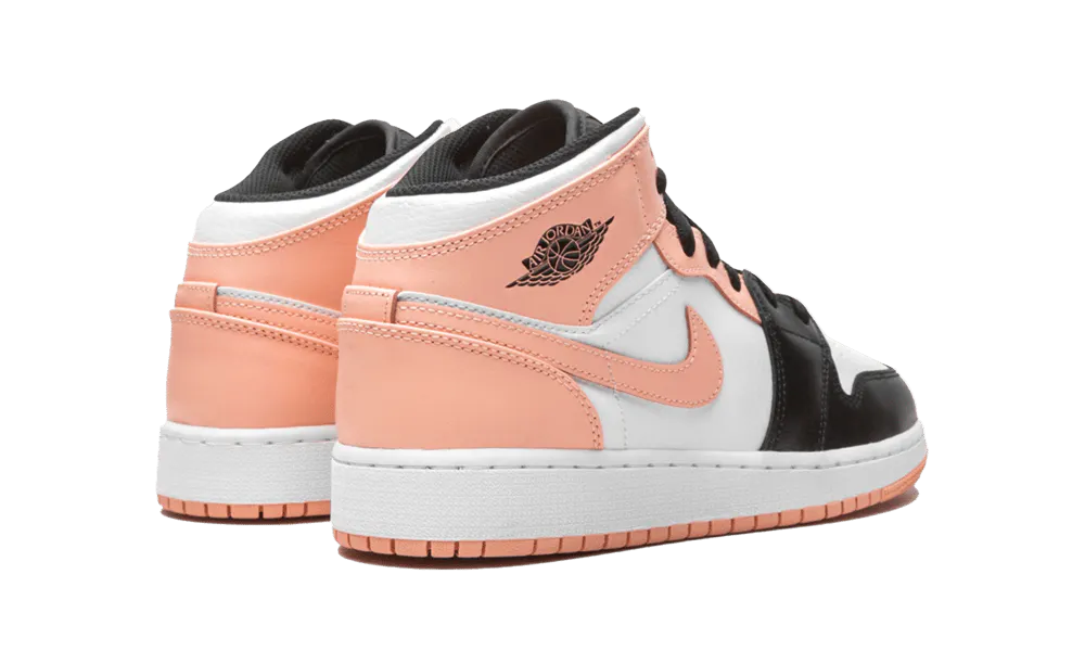 Air Jordan 1 Mid Arctic Orange Black Toe (GS) | OVERCEZ