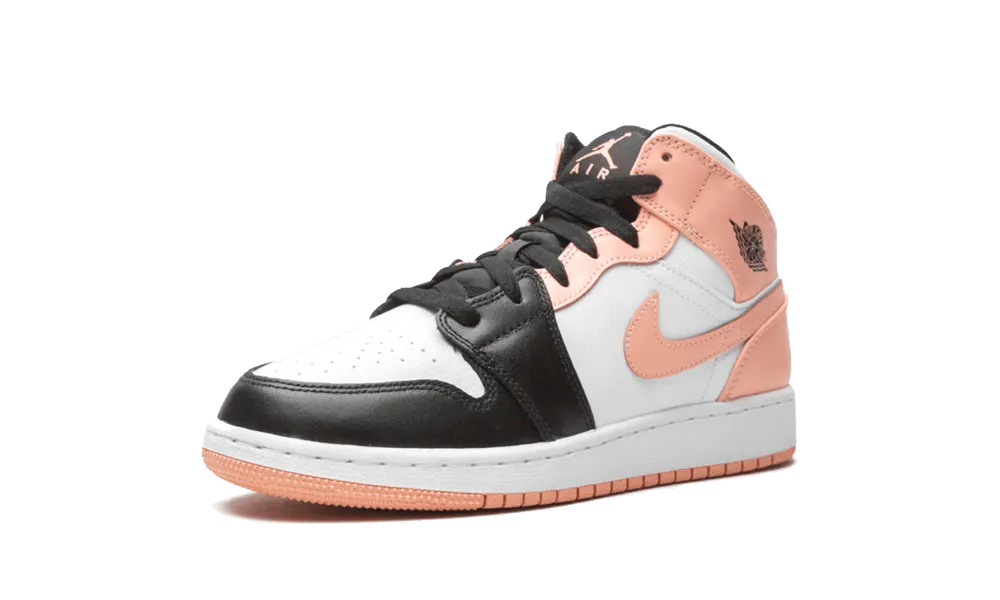Air Jordan 1 Mid Arctic Orange Black Toe (GS) | OVERCEZ