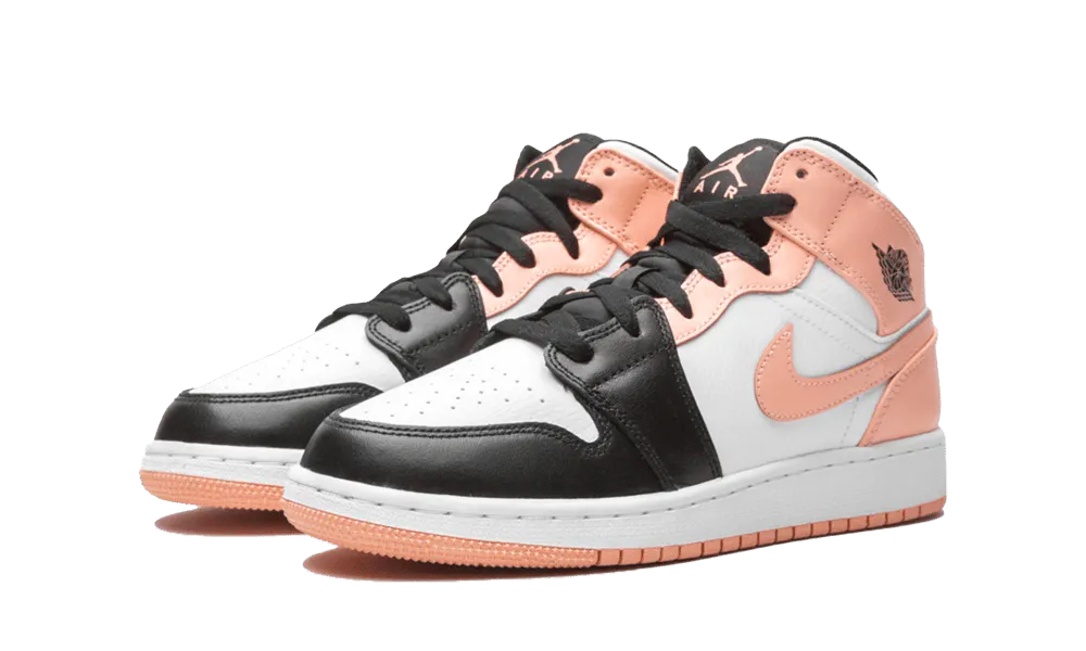 Air Jordan 1 Mid Arctic Orange Black Toe (GS)