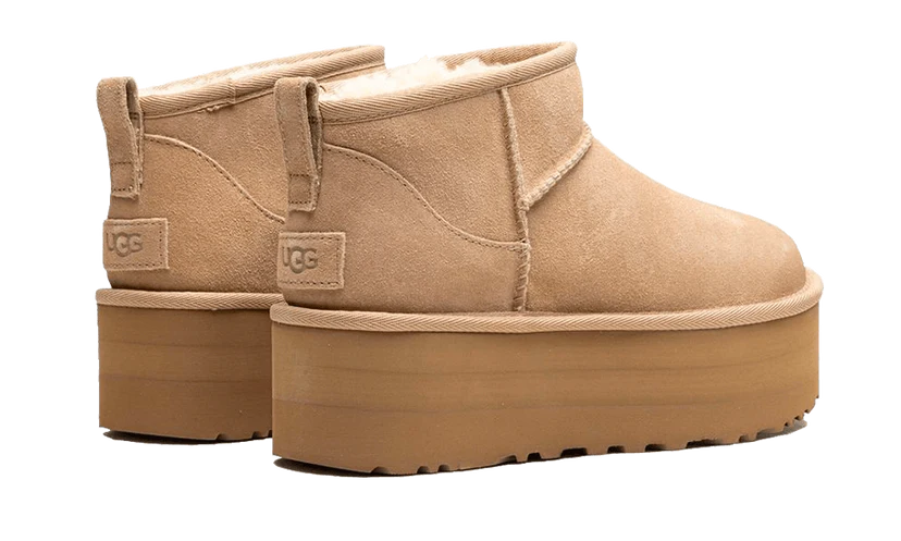 UGG Classic Ultra Mini Platform Boot Sand (W) | OVERCEZ