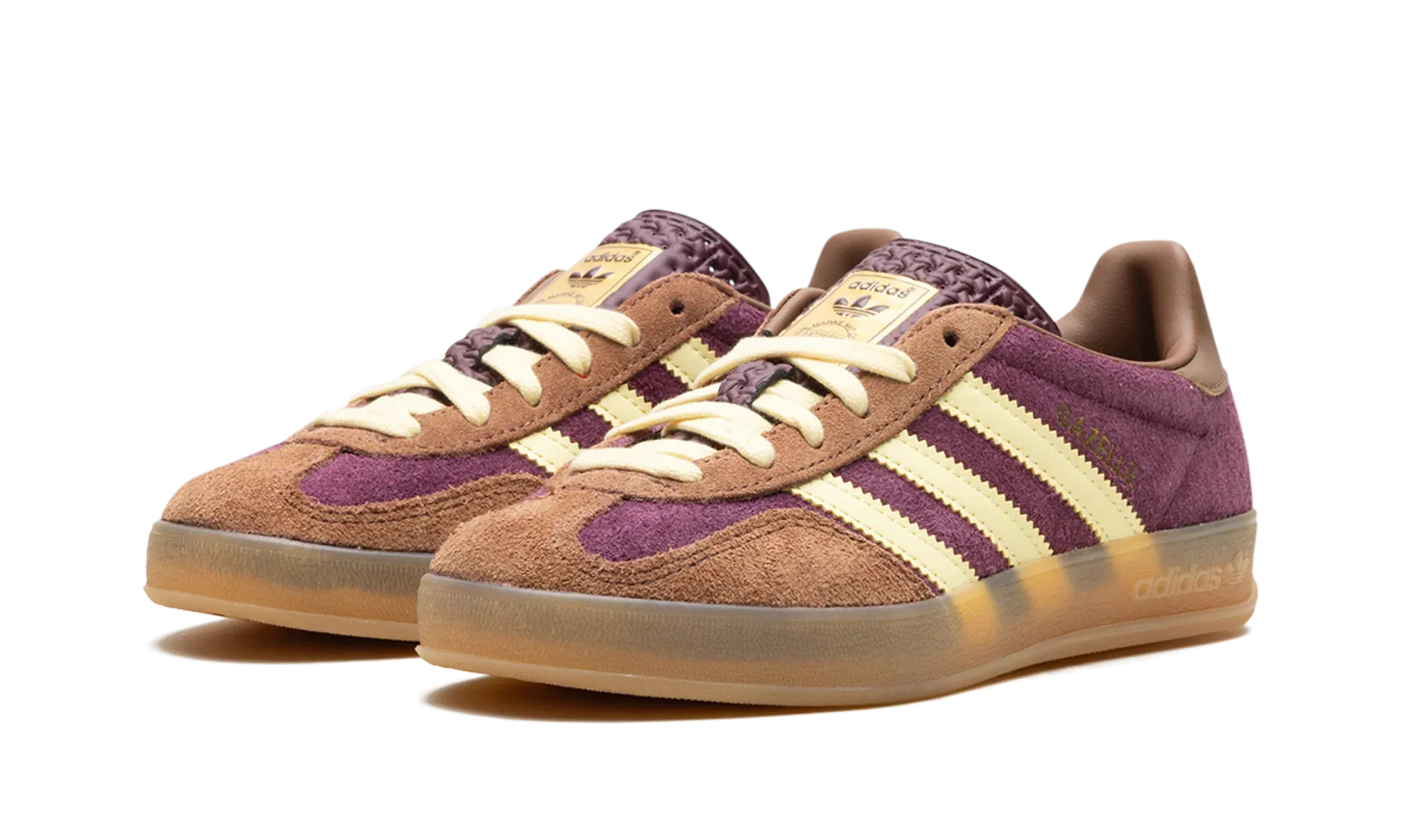 Adidas Gazelle Indoor Maroon Almost Yellow | OVERCEZ
