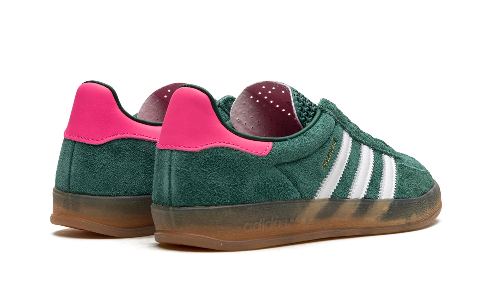 Adidas Gazelle Indoor Collegiate Green Lucid Pink (W) | OVERCEZ