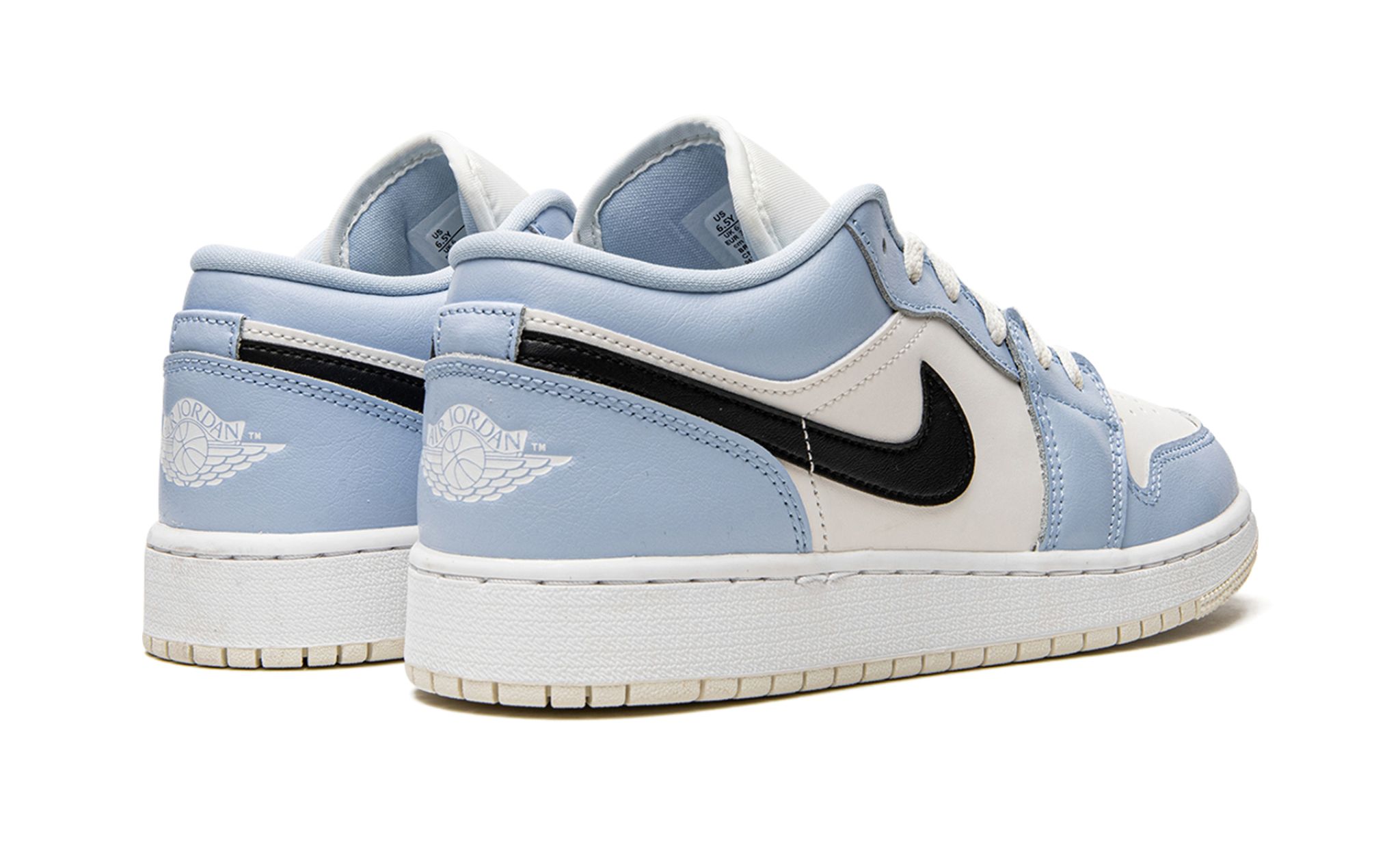 Air Jordan 1 Low Ice Blue Black (GS) | OVERCEZ