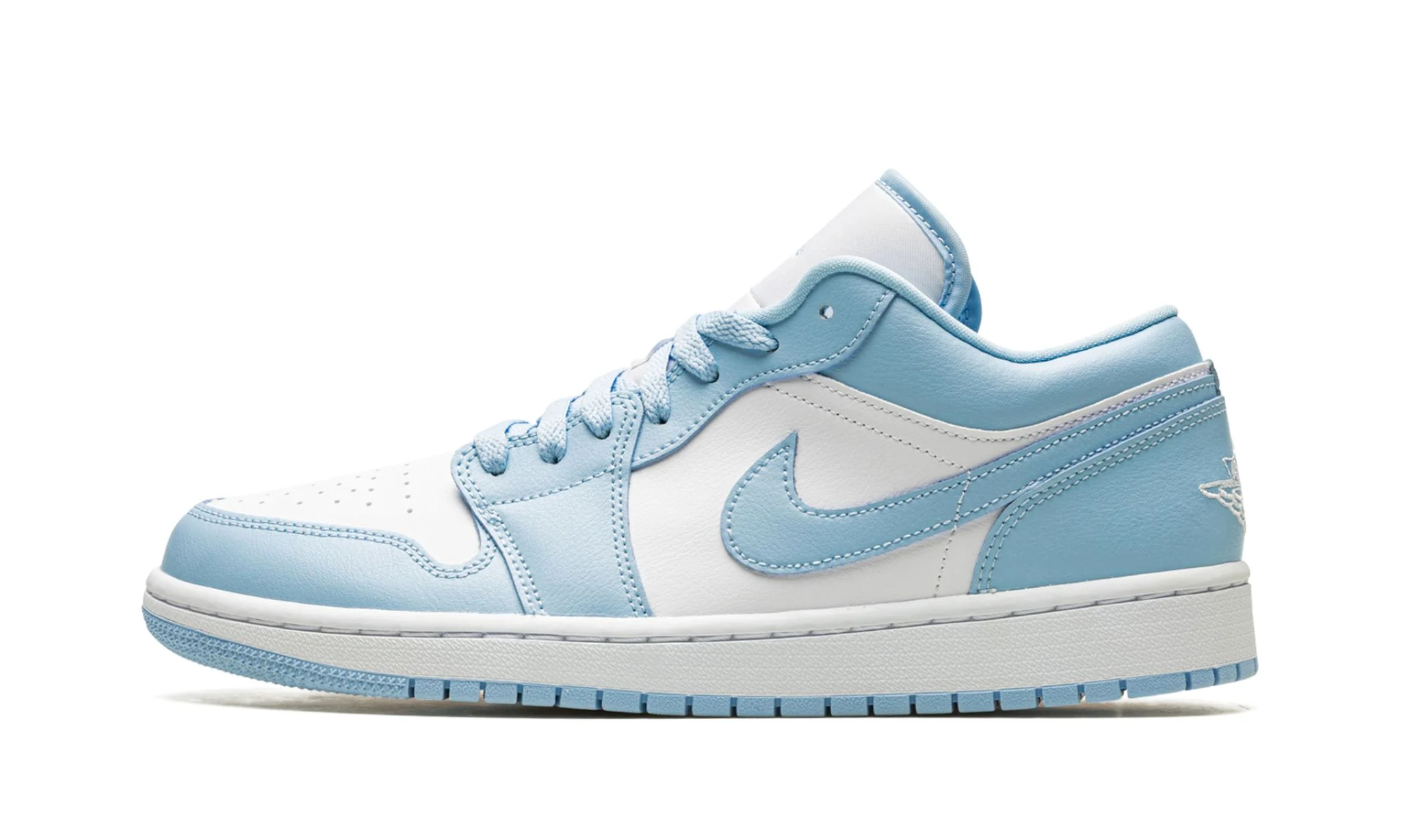 Air Jordan 1 Low Aluminium Ice Blue (W) | OVERCEZ