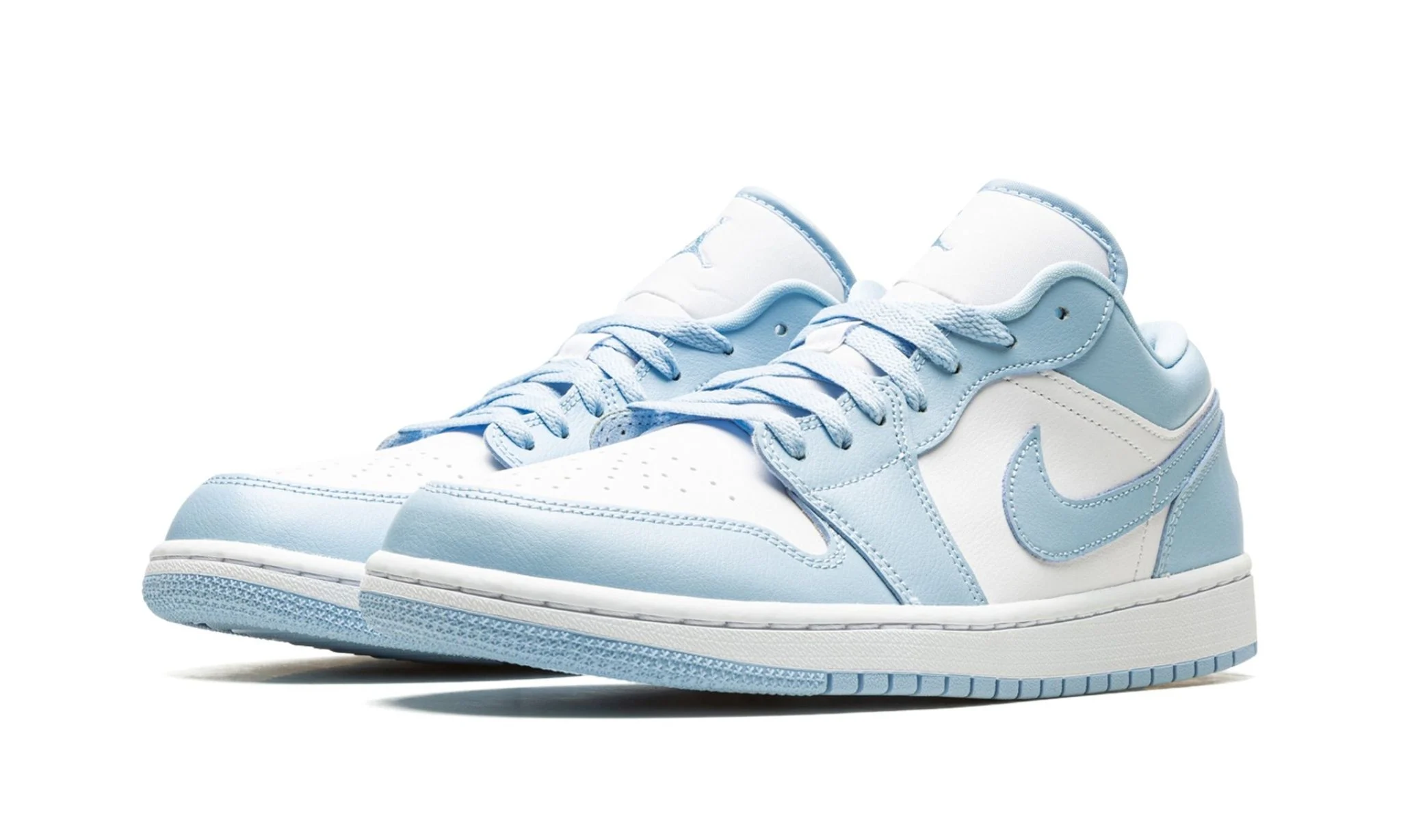 Air Jordan 1 Low Aluminium Ice Blue (W) | OVERCEZ