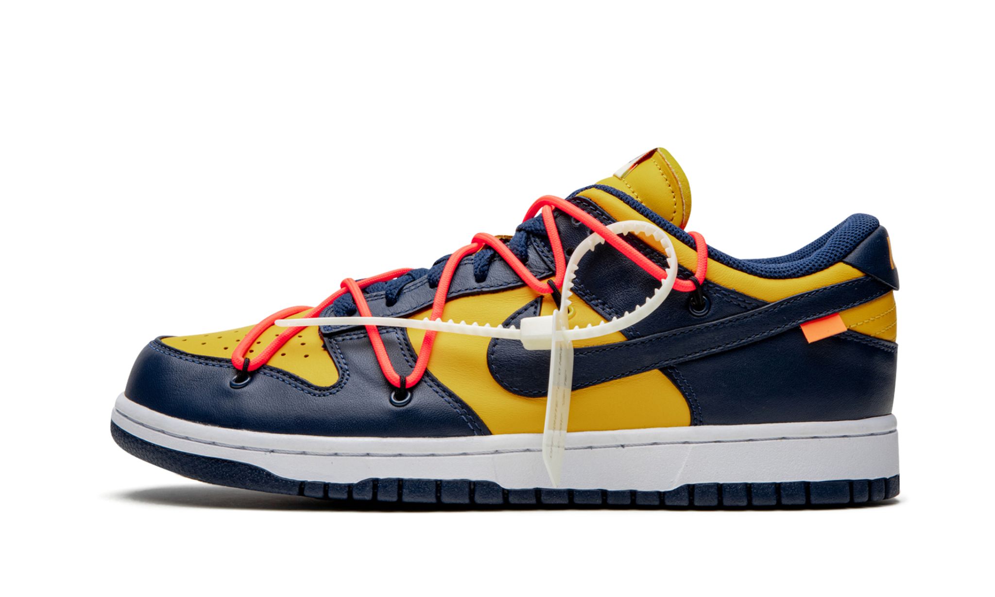 Nike Dunk Low Off-White University Gold Midnight Navy | OVERCEZ