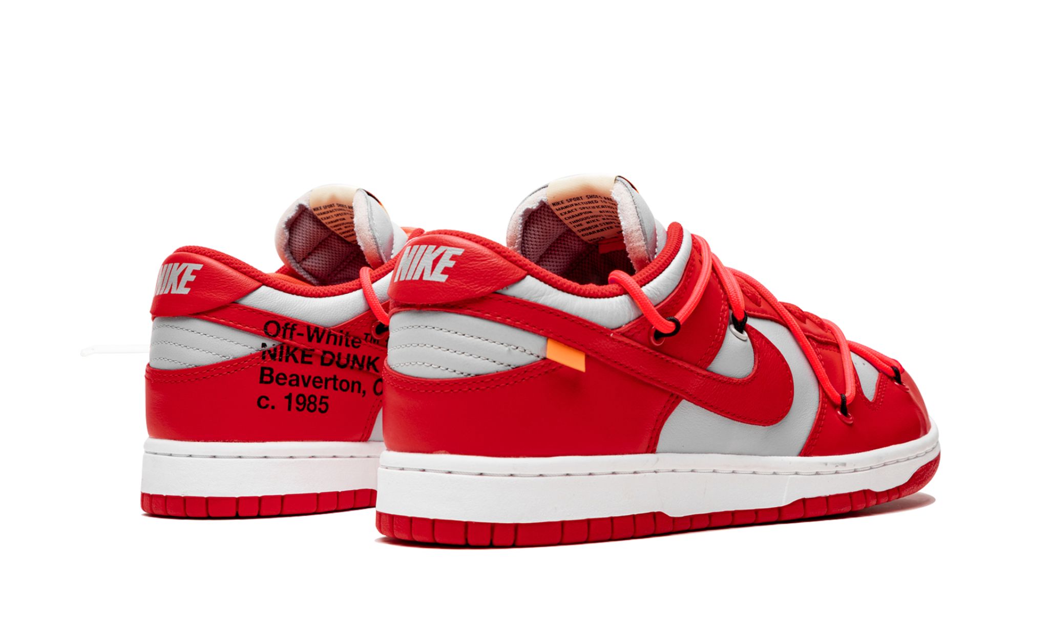Nike Dunk Low Off-White University Red | OVERCEZ