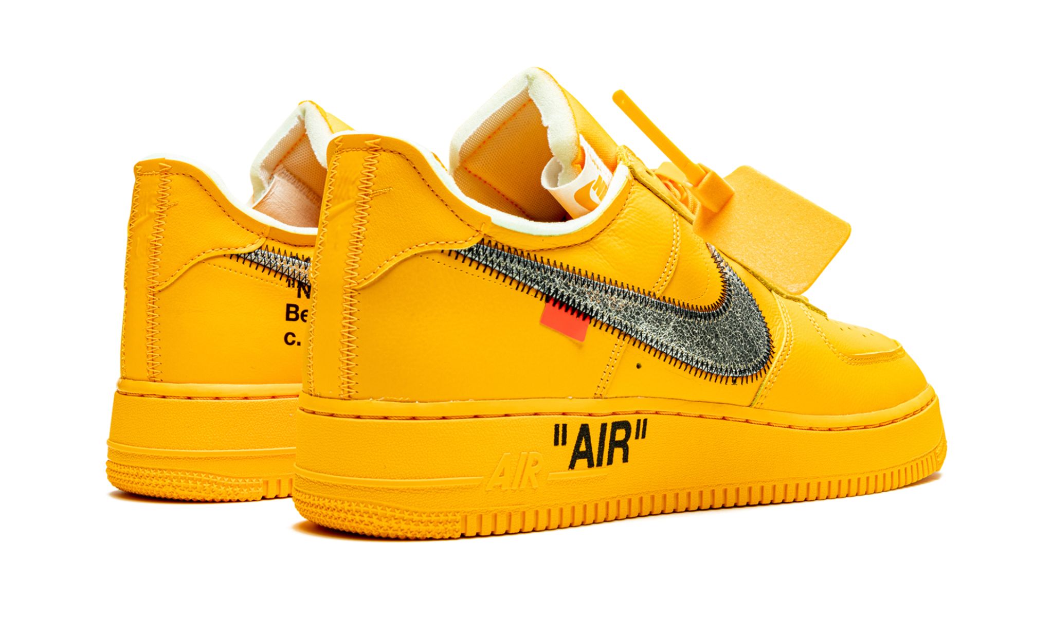 Nike Air Force 1 Low Off-White University Gold | OVERCEZ