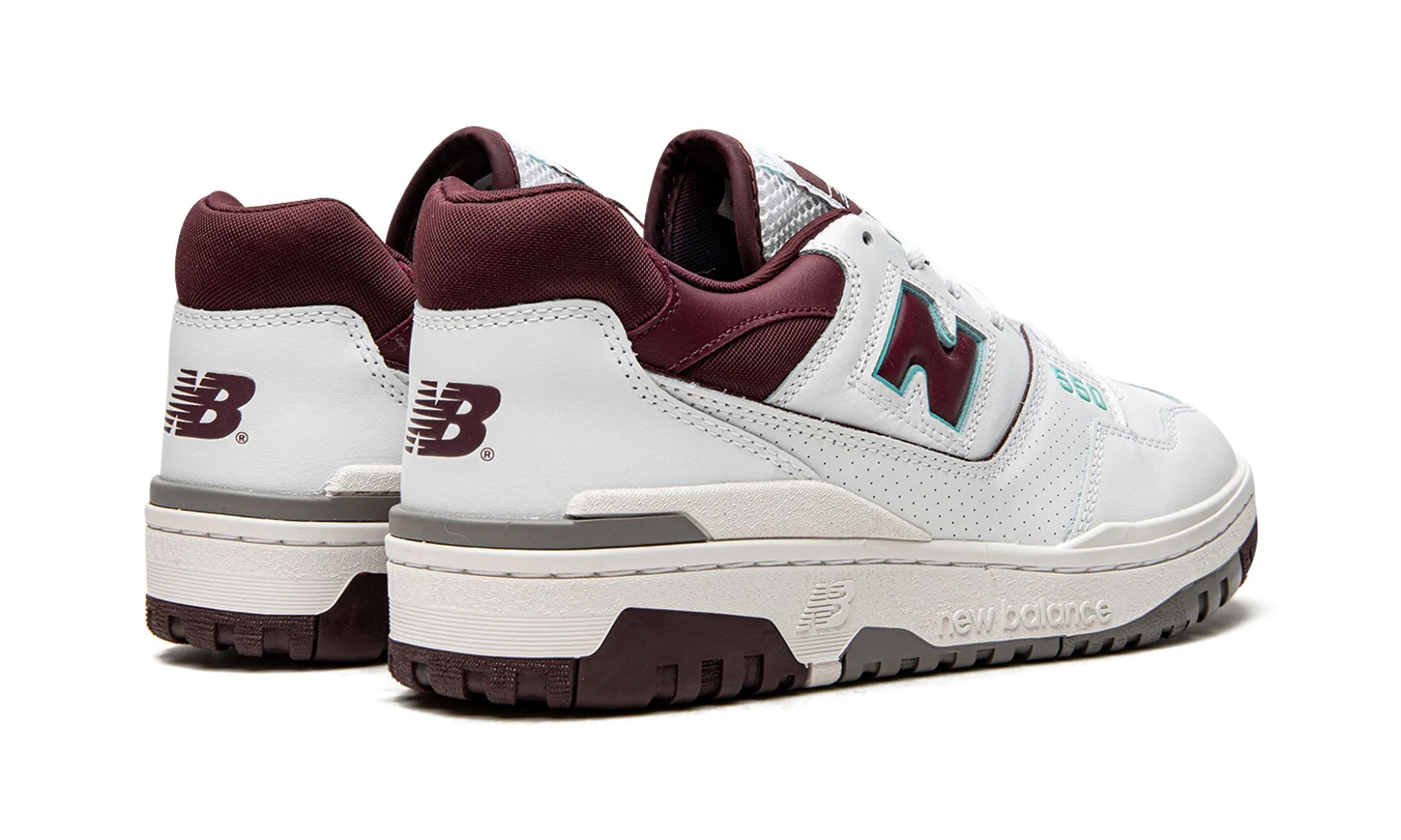 New Balance 550 Burgundy Cyan | OVERCEZ