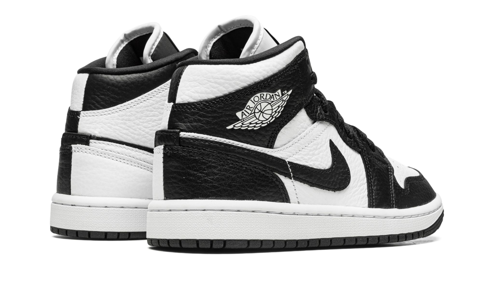 Air Jordan 1 Mid Split Black White (W) | OVERCEZ