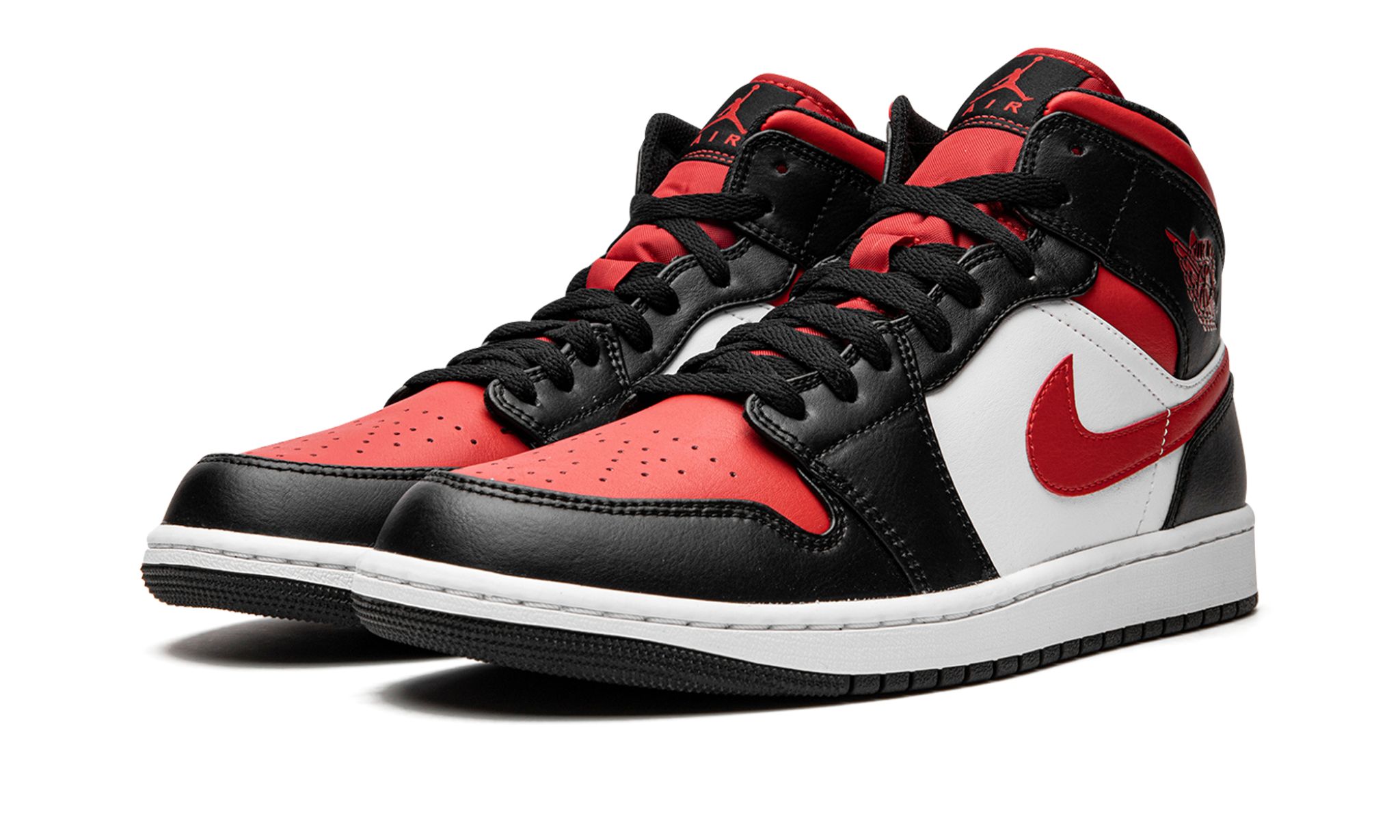 Air Jordan 1 Mid Gym Red Black White