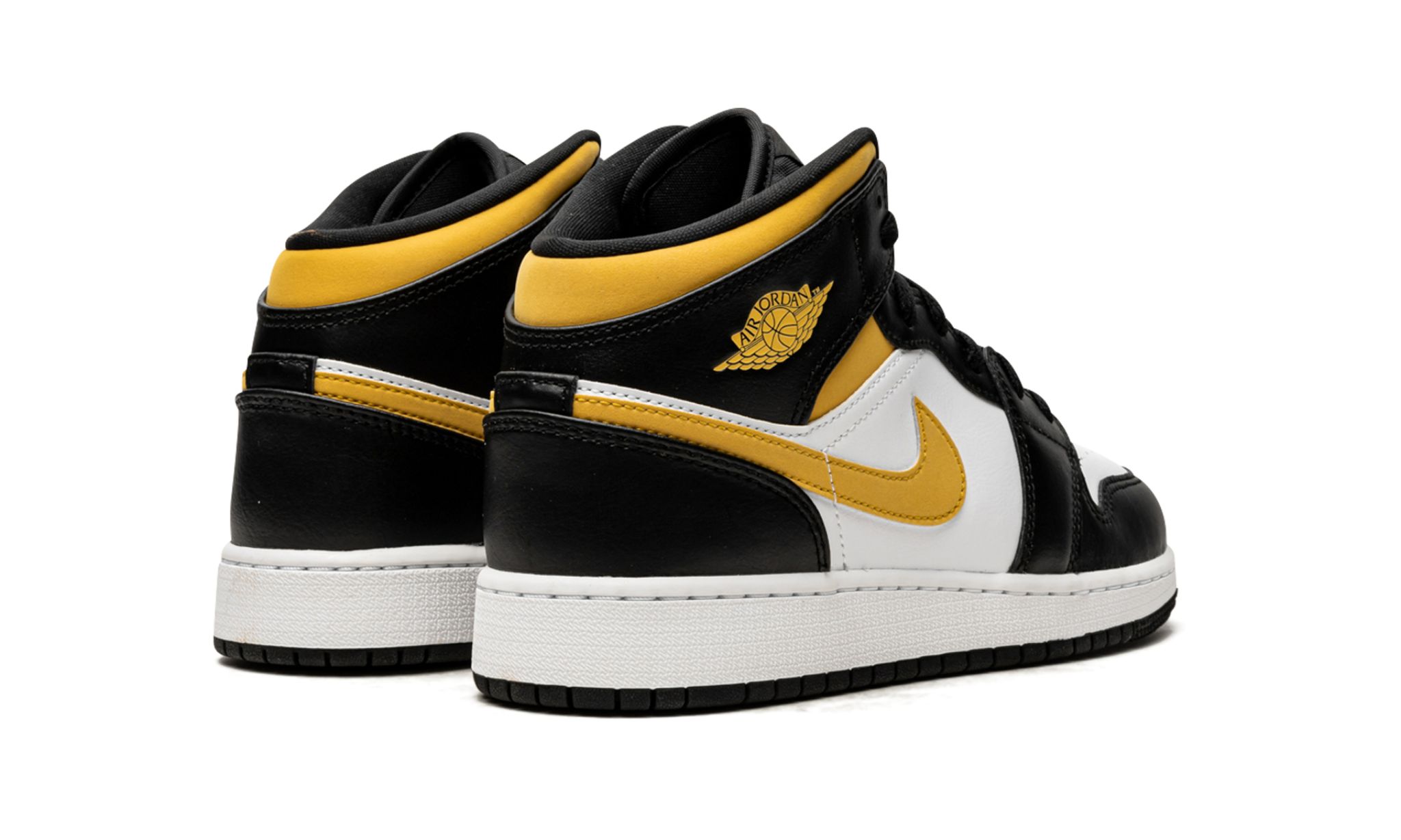 Air Jordan 1 Mid White Pollen Black (GS) | OVERCEZ
