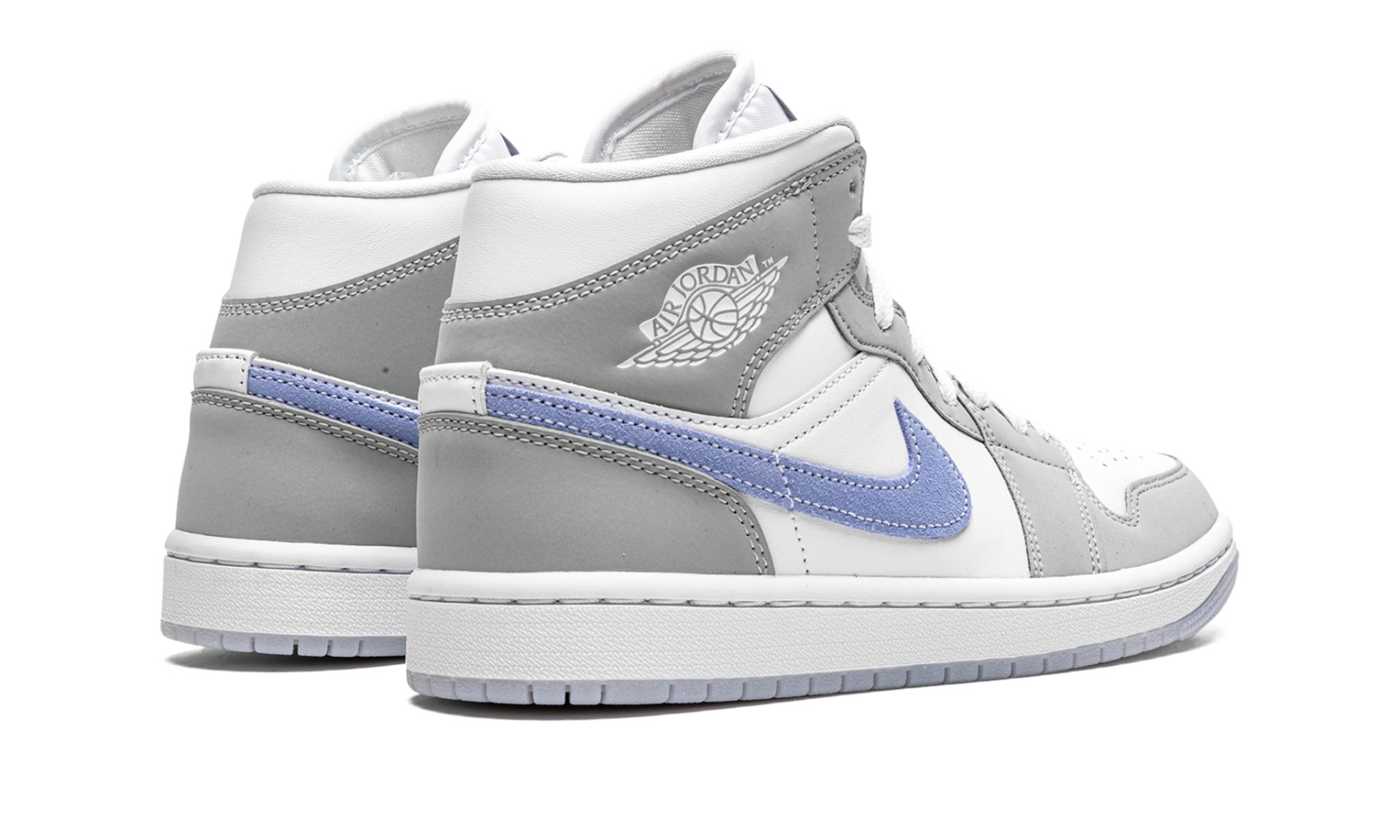 Air Jordan 1 Mid Wolf Grey Aluminum (W) | OVERCEZ