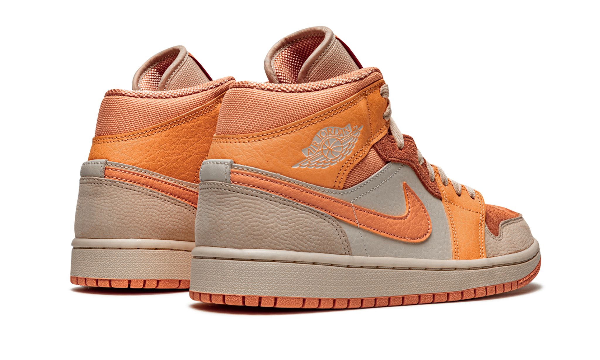 Air Jordan 1 Mid Apricot Orange (W) | OVERCEZ