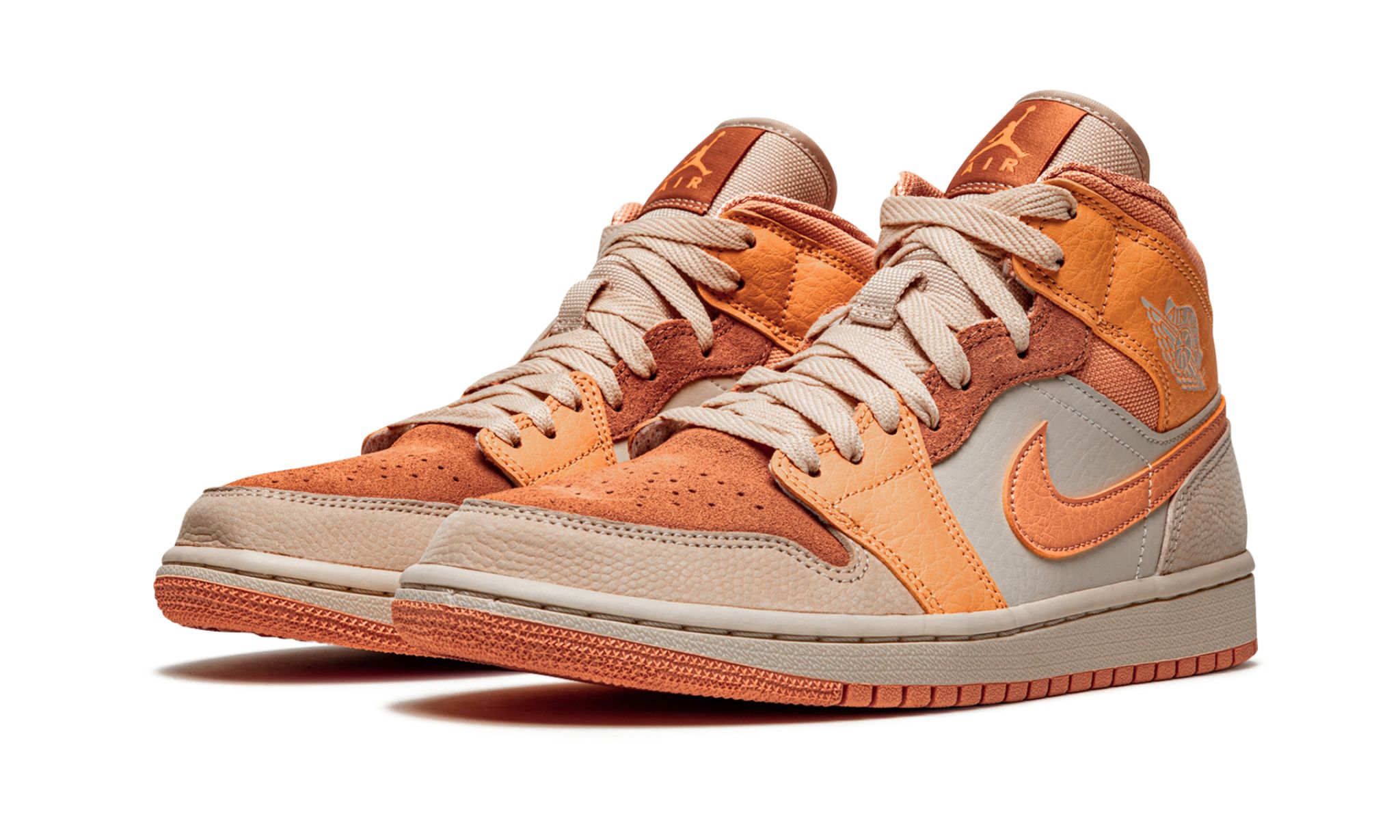 Air Jordan 1 Mid Apricot Orange (W) | OVERCEZ