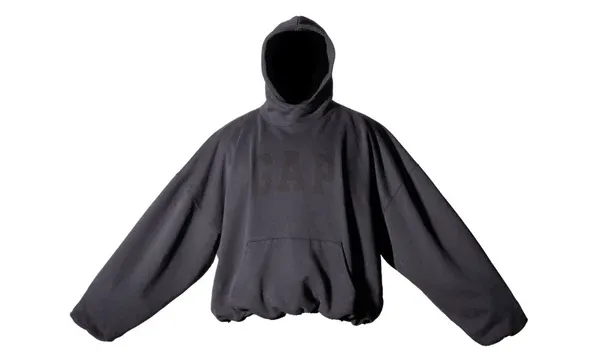 Yeezy Gap Balenciaga Dove Hoodie Washed Black LAA - OVERCEZ