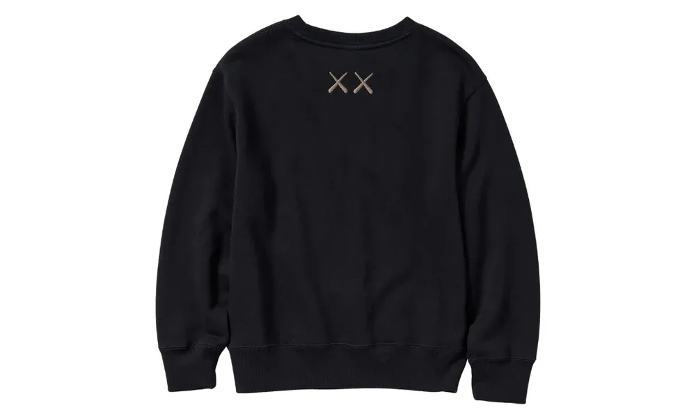 KAWS x Uniqlo Longsleeve Sweatshirt Black BBF | OVERCEZ