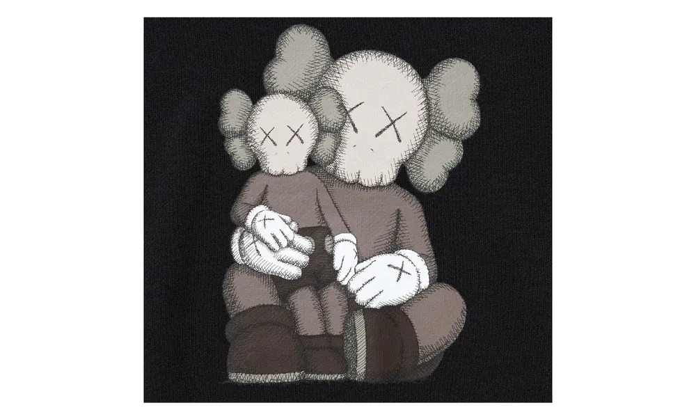 KAWS x Uniqlo Longsleeve Sweatshirt Black BBF | OVERCEZ