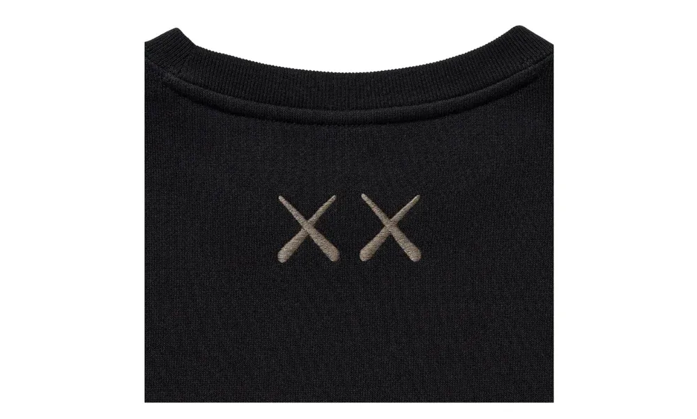 KAWS x Uniqlo Longsleeve Sweatshirt Black BBF | OVERCEZ