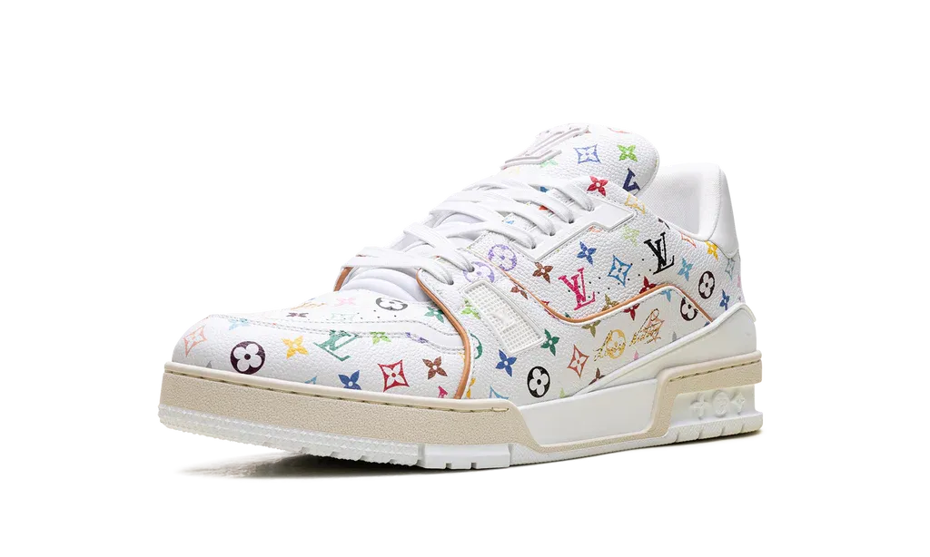 Louis Vuitton LV Trainer Takashi Murakami White | OVERCEZ