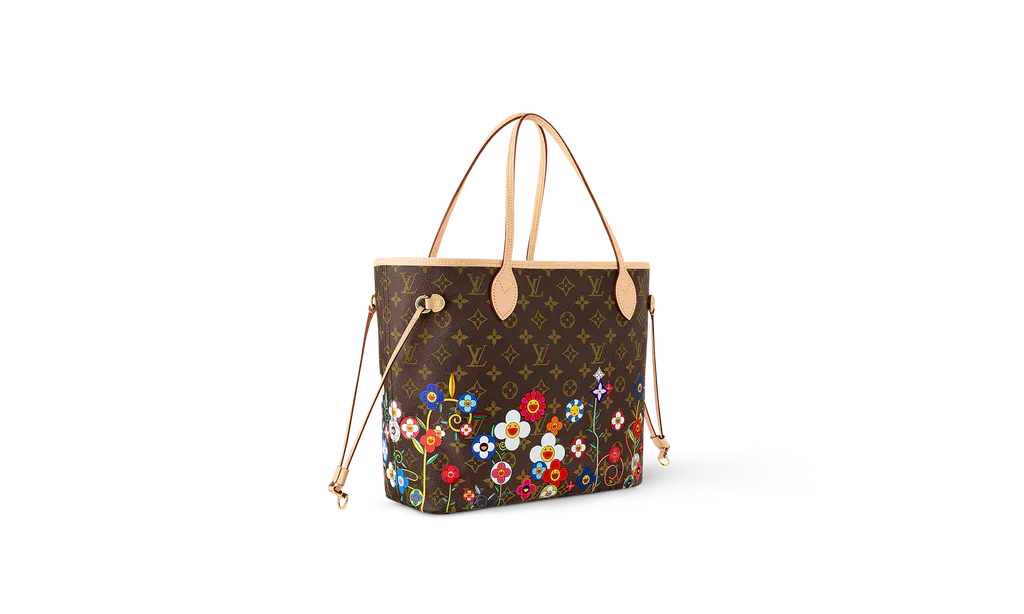 Louis Vuitton x Takashi Murakami Neverfull MM Superflat Monogram
