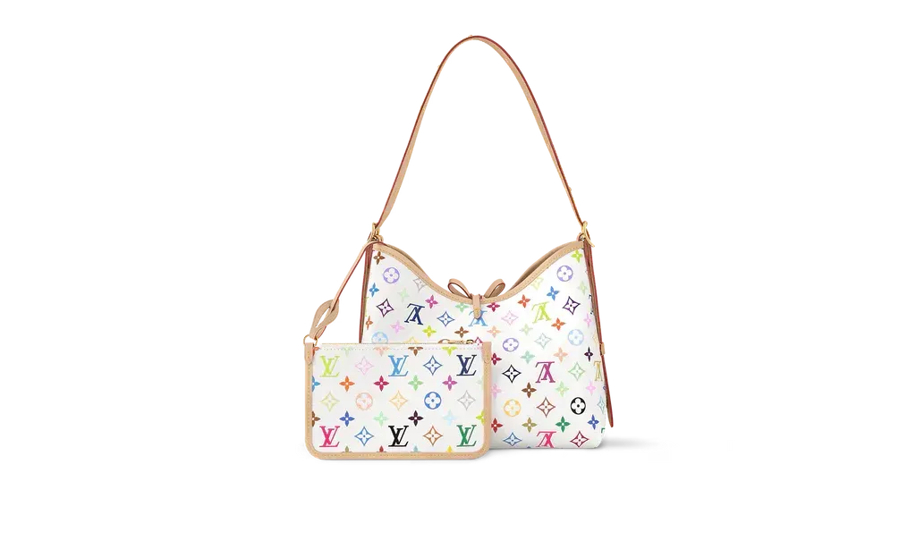 Louis Vuitton x Takashi Murakami CarryAll PM White Multicolored