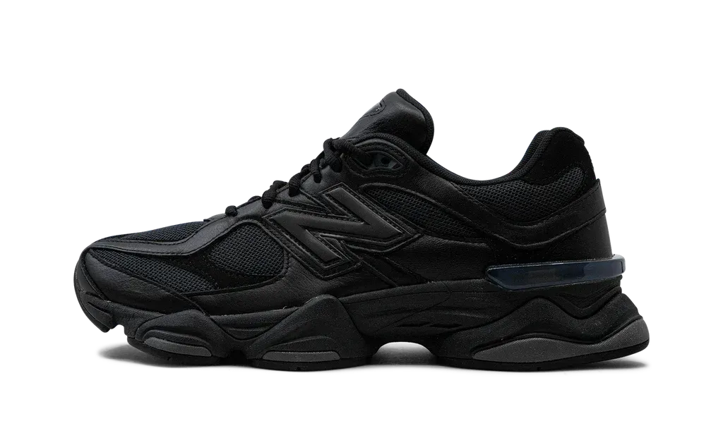 New Balance 9060 Triple Black Leather