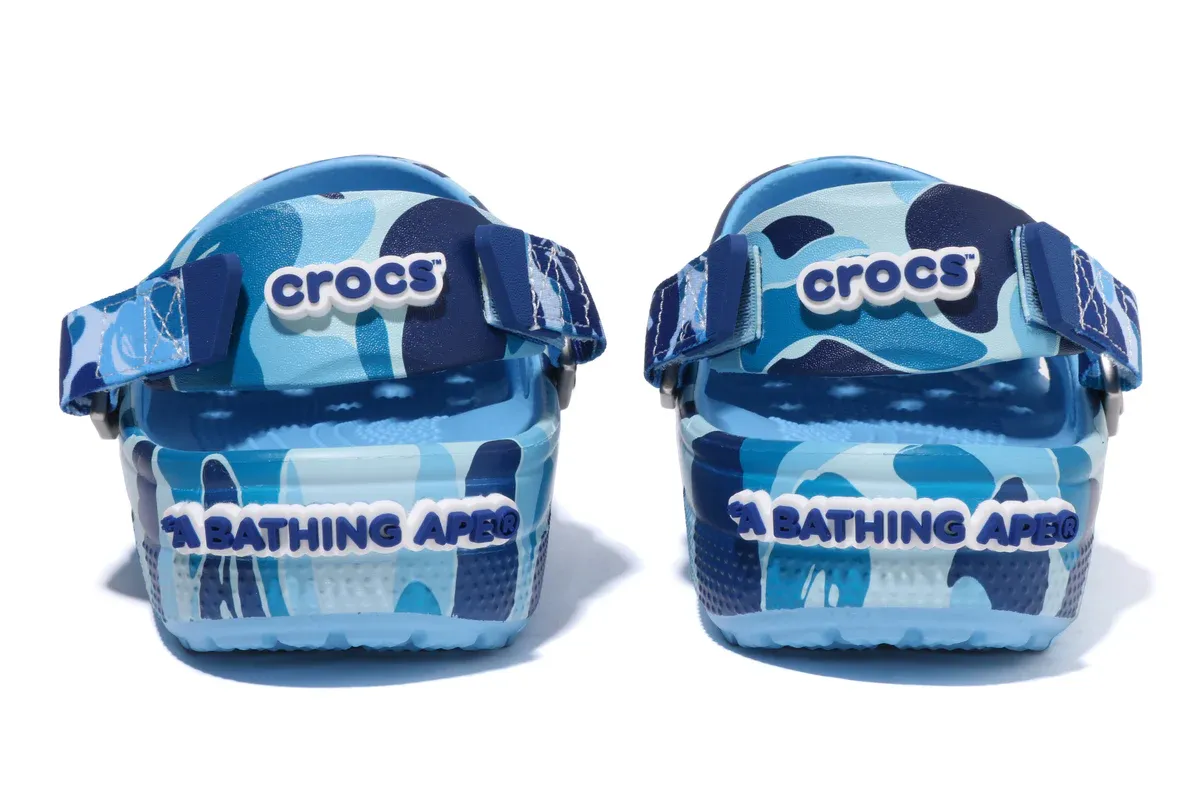 Crocs Classic Clog A Bathing Ape ABC Camo Blue | OVERCEZ