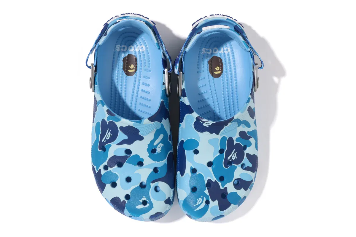 Crocs Classic Clog A Bathing Ape ABC Camo Blue | OVERCEZ