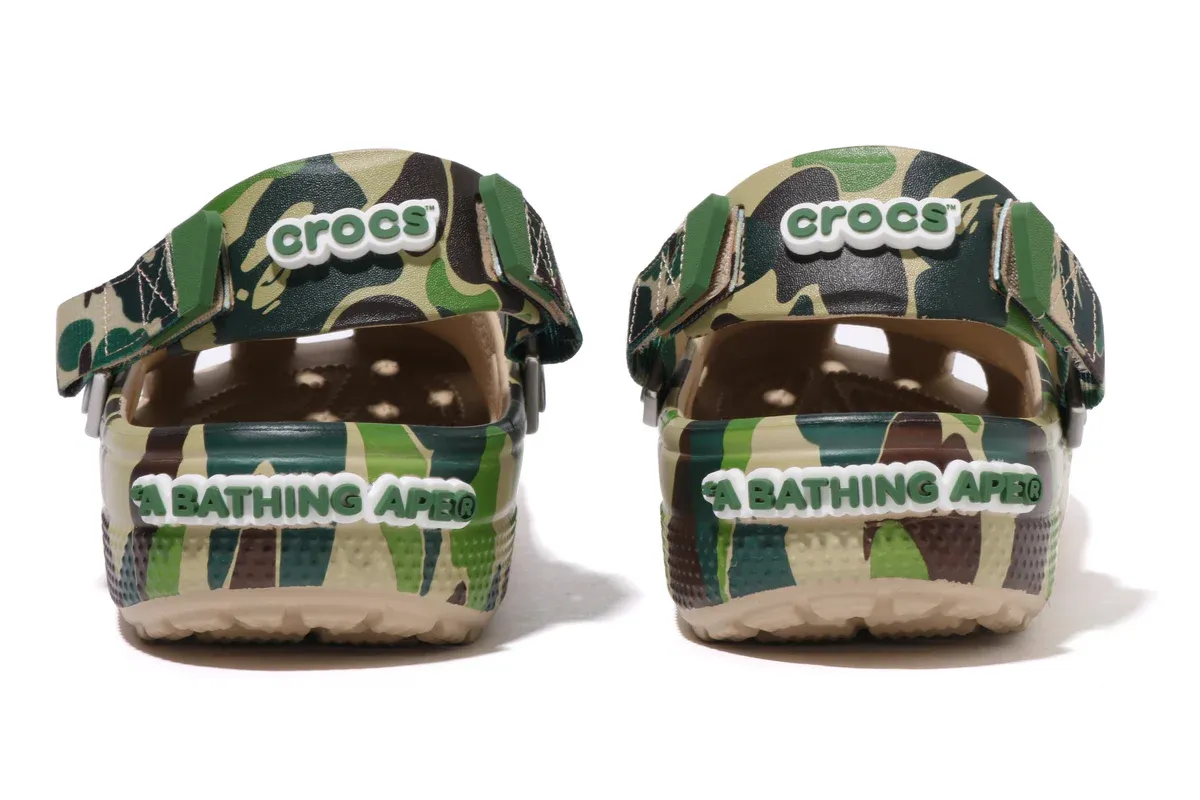 Crocs Classic Clog A Bathing Ape ABC Camo Green | OVERCEZ