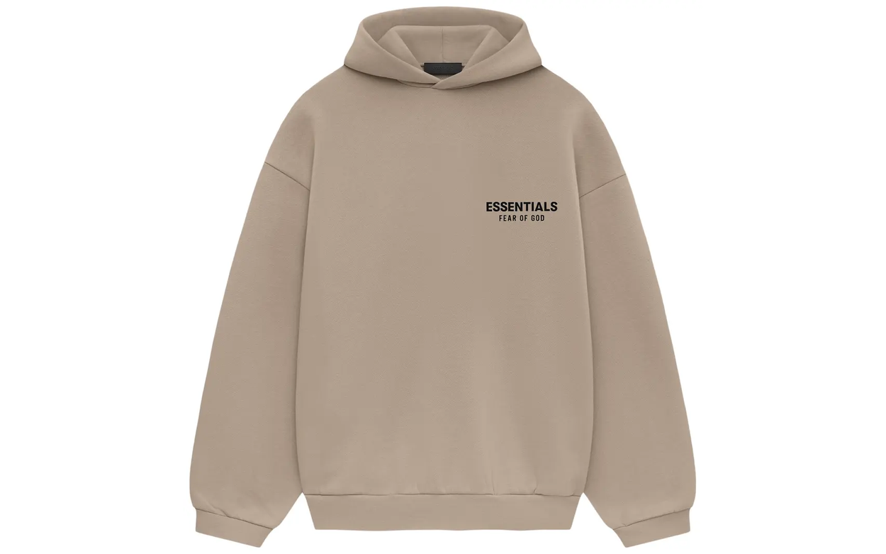Fear of God Essentials Fleece Hoodie Desert Sand