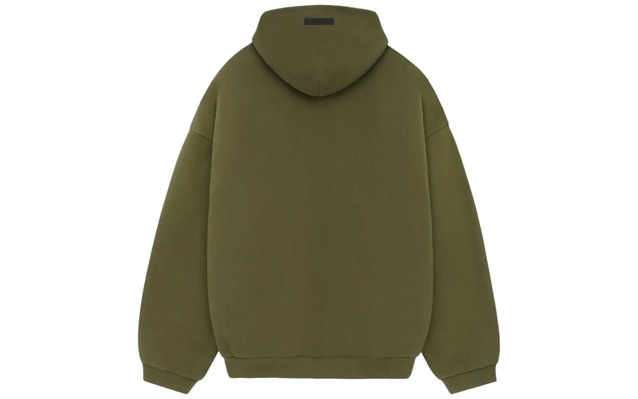Fear of God Essentials Fleece Hoodie Military