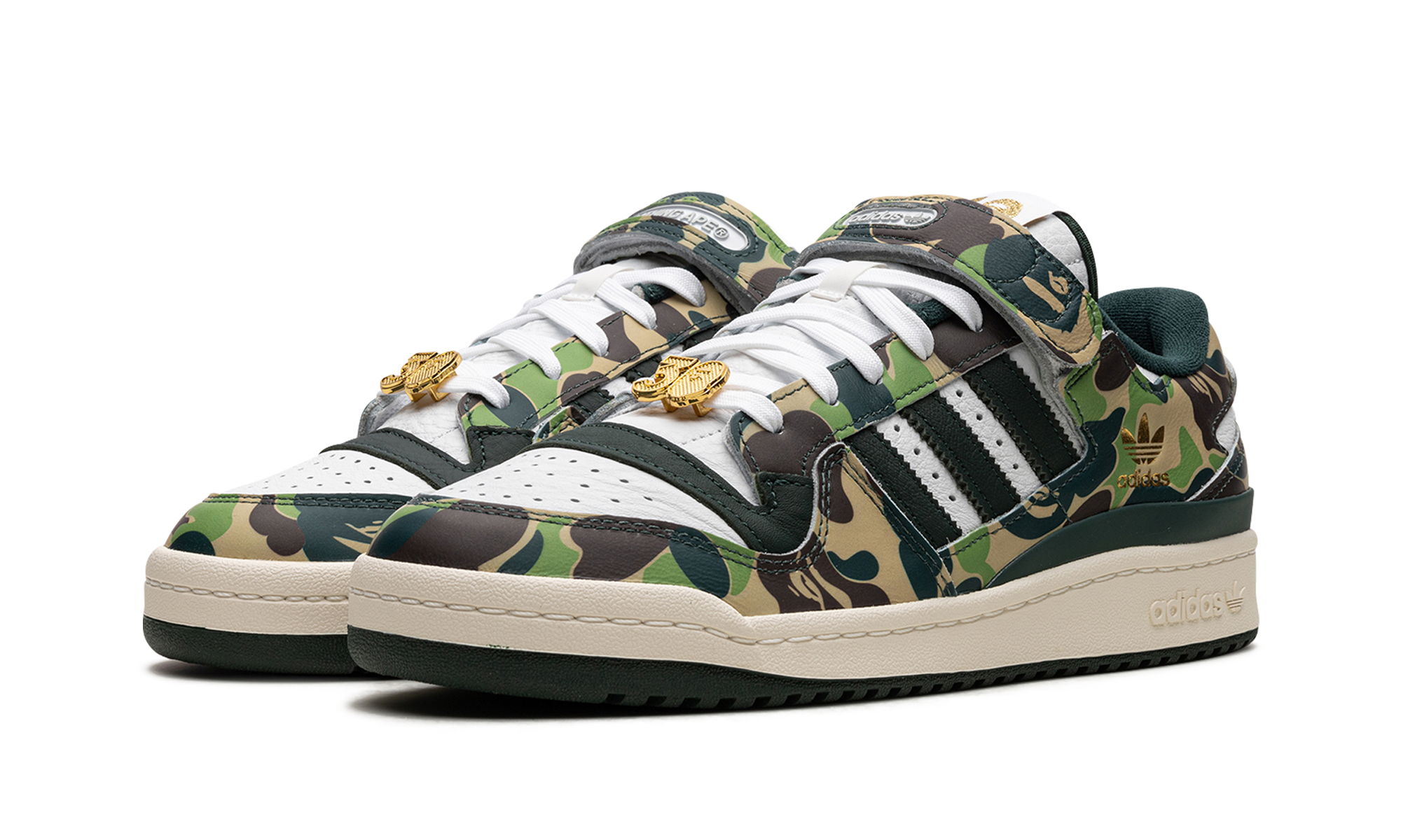 Adidas Forum 84 Low Bape 30th Anniversary Green Camo
