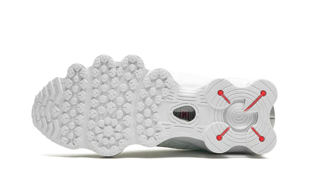 Nike Shox TL White Metallic Silver Max Orange (W) | OVERCEZ