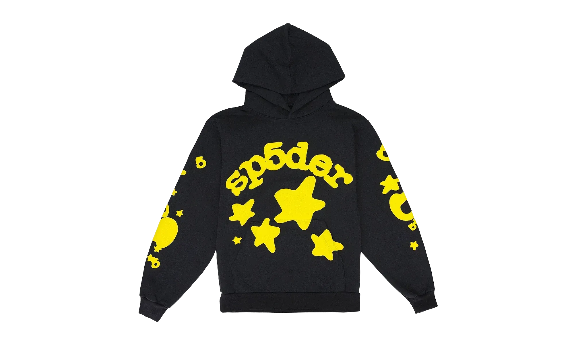 Sp5der Beluga Hoodie Onyx Yellow