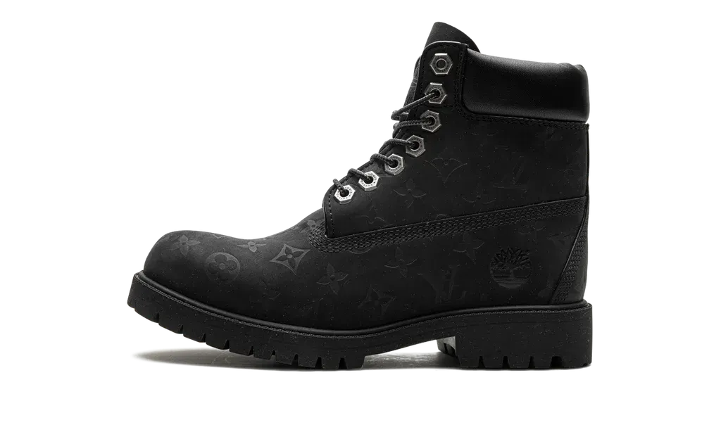 Louis Vuitton Timberland 6" Ankle Boot Black Monogram | OVERCEZ