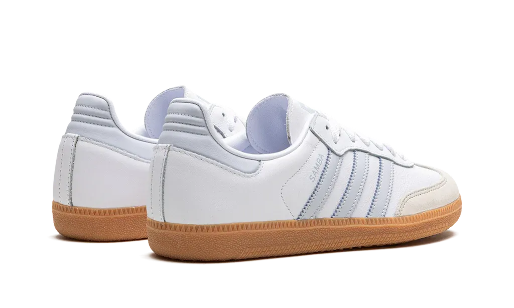 Adidas Samba OG White Halo Blue Gum (W) | OVERCEZ