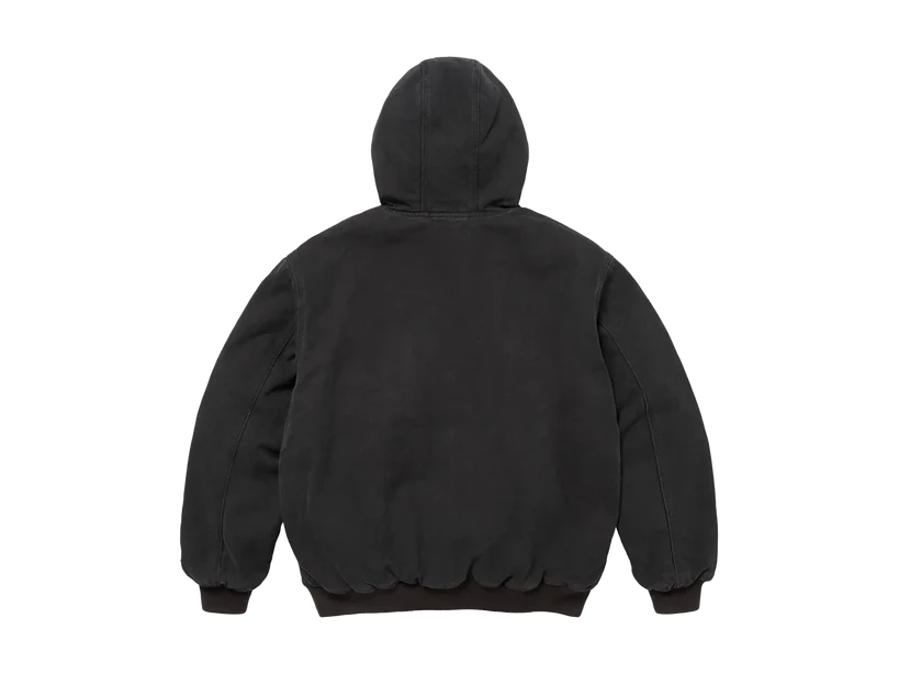 Supreme Reflective Arc Hooded Work Jacket Black
