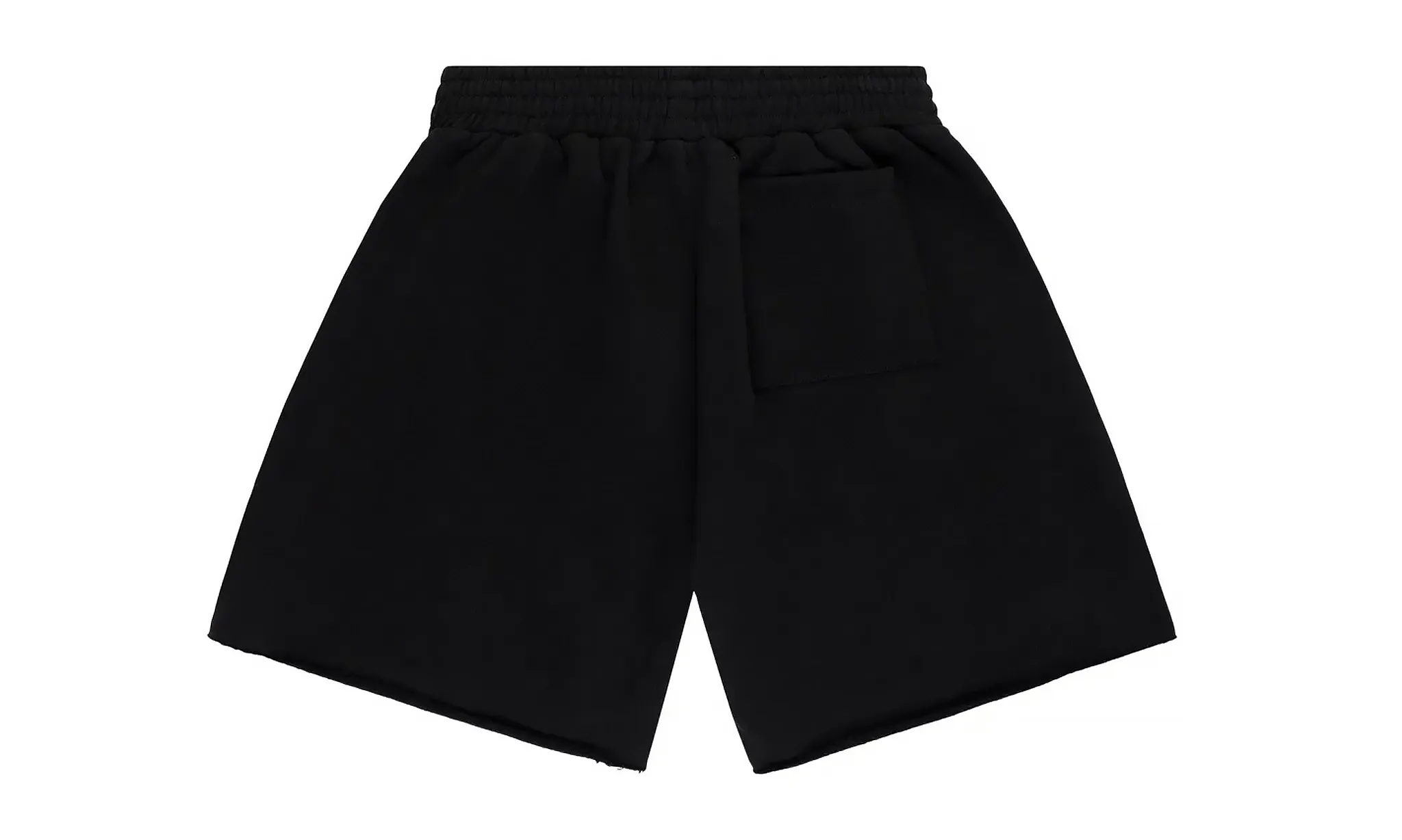 Sp5der Beluga Outline Sweatshort Black | OVERCEZ