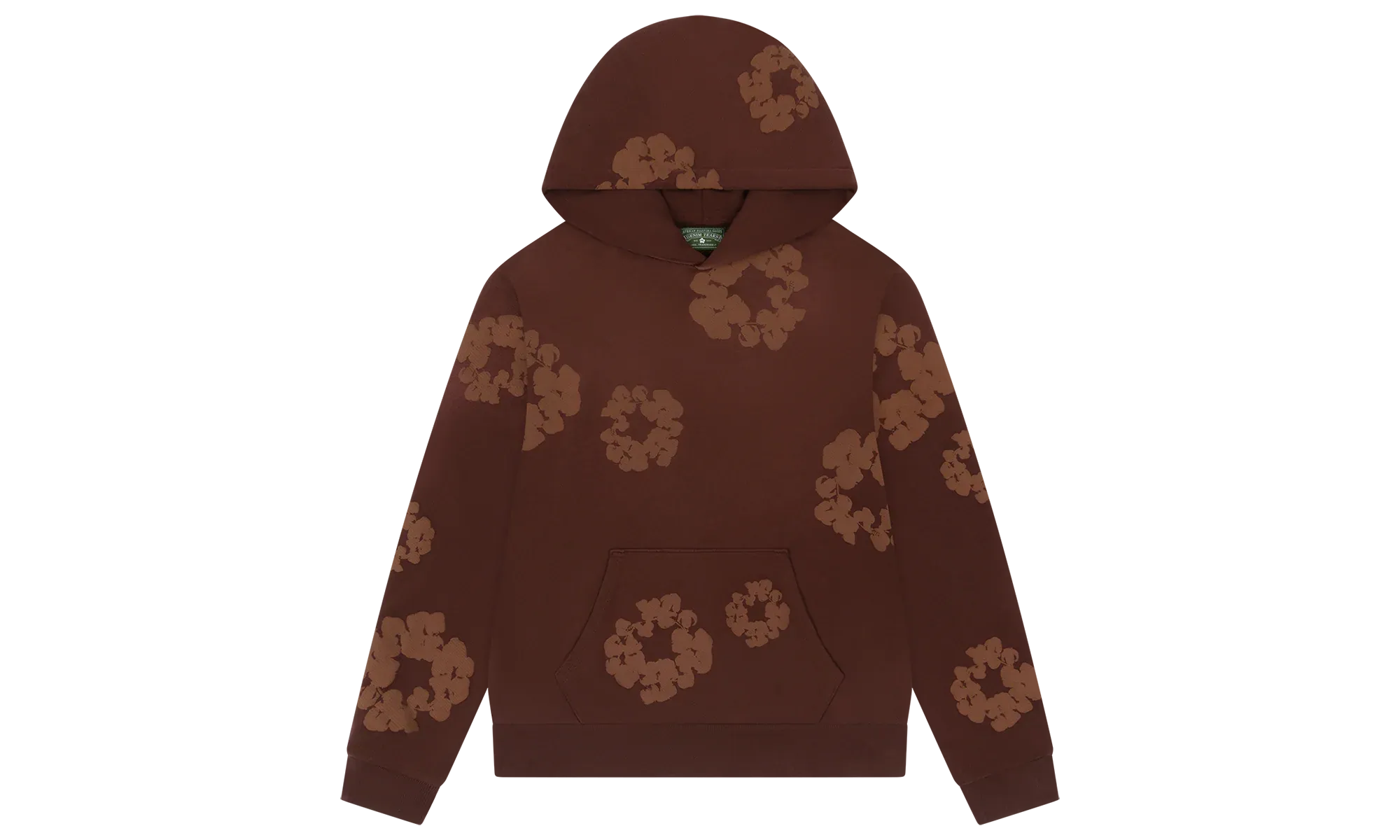 Denim Tears Mono Cotton Wreath Hoodie Brown