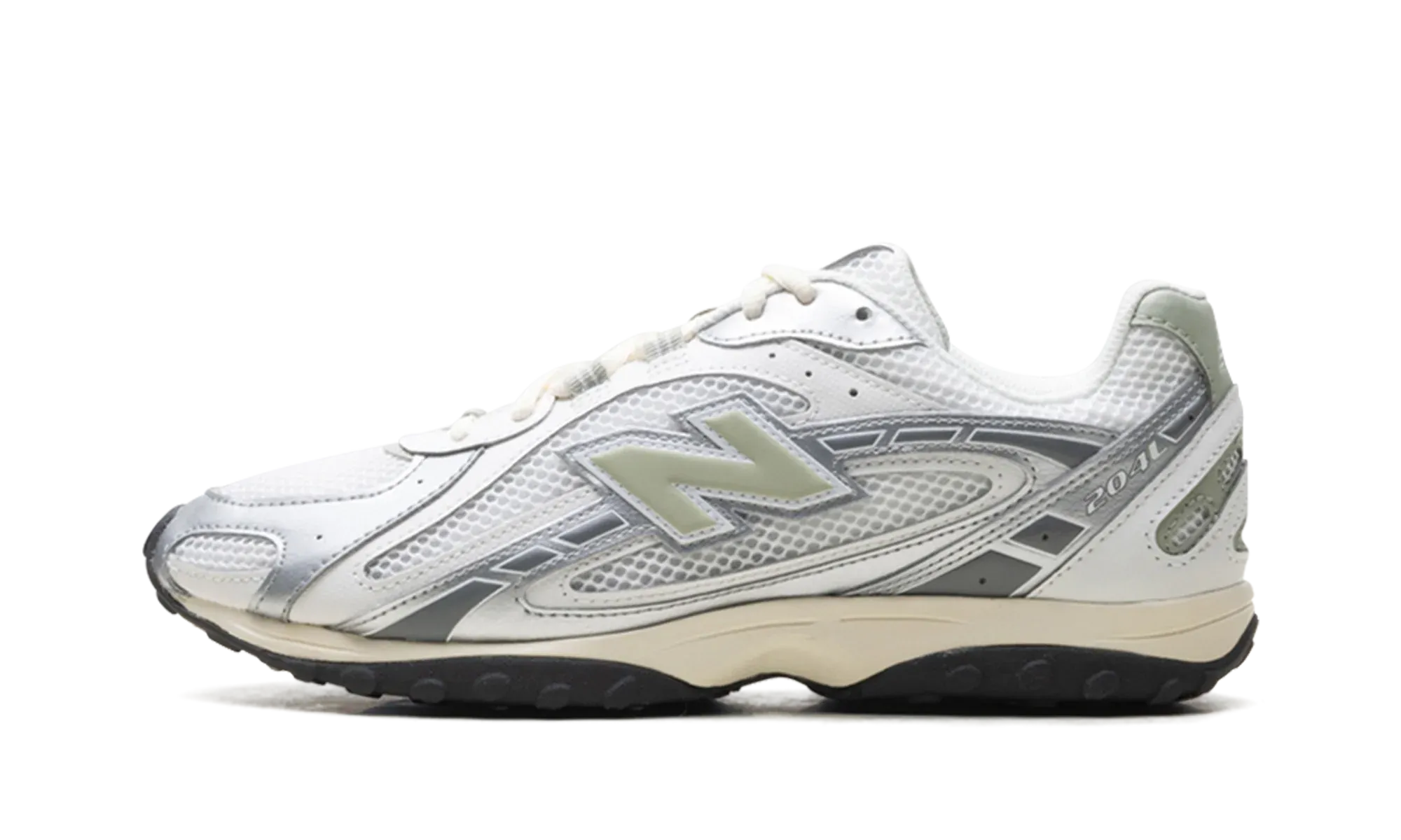 New Balance 204L Silver Metallic Sage Green