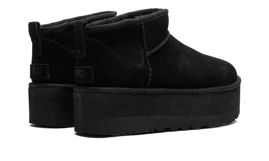 UGG Classic Ultra Mini Platform Boot Black (W) | OVERCEZ