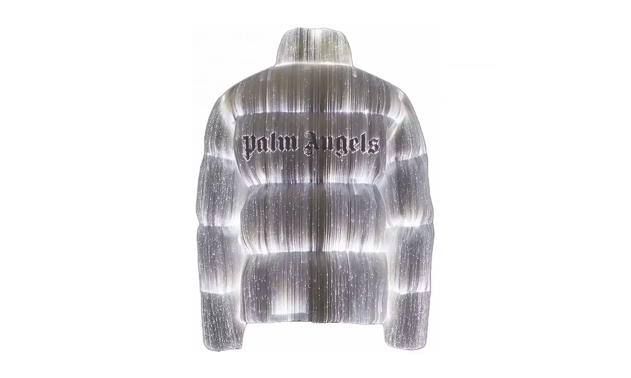 Moncler Maya 70 by Palm Angels Jacket Bright White | OVERCEZ