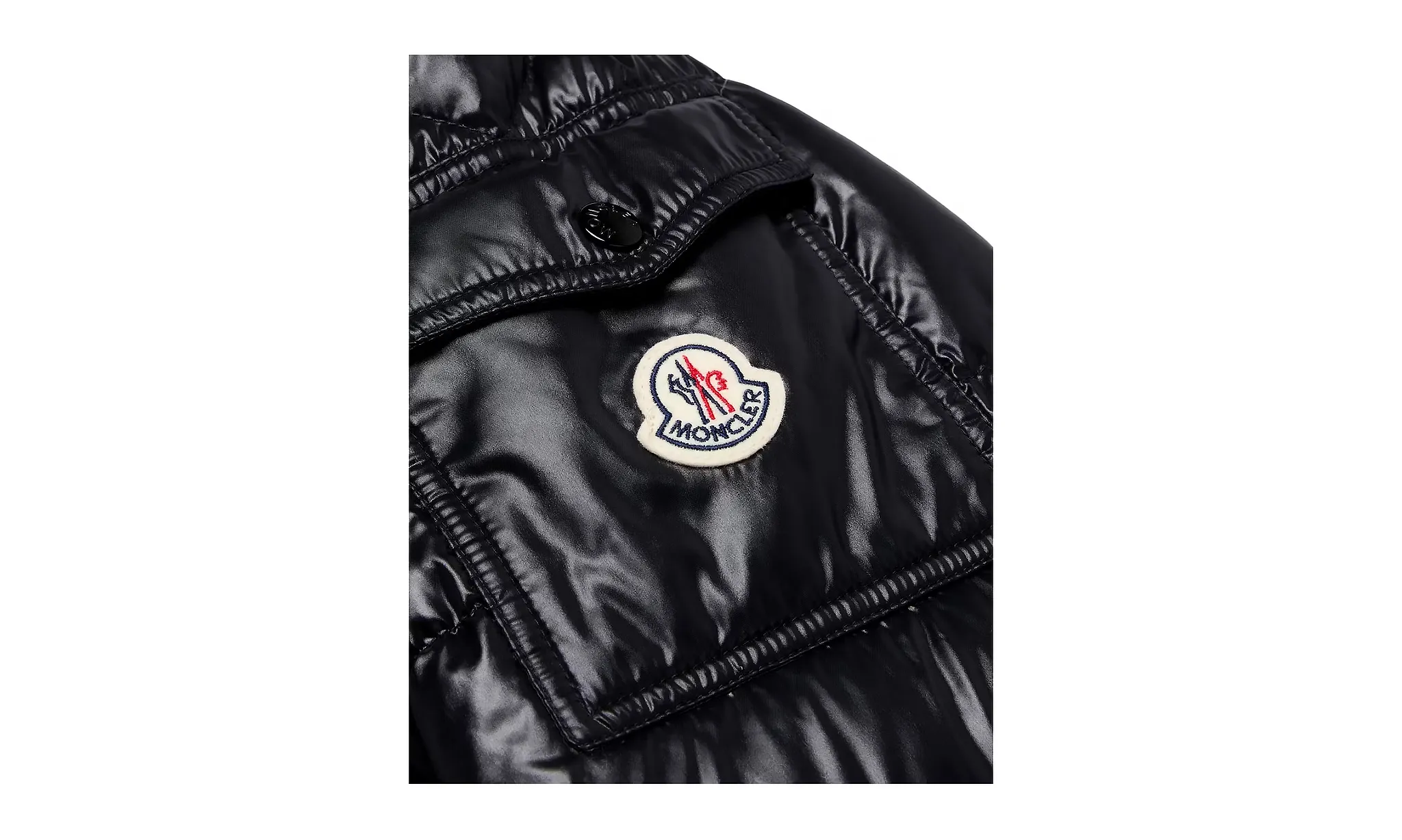 Moncler Maya Short Down Jacket Black | OVERCEZ