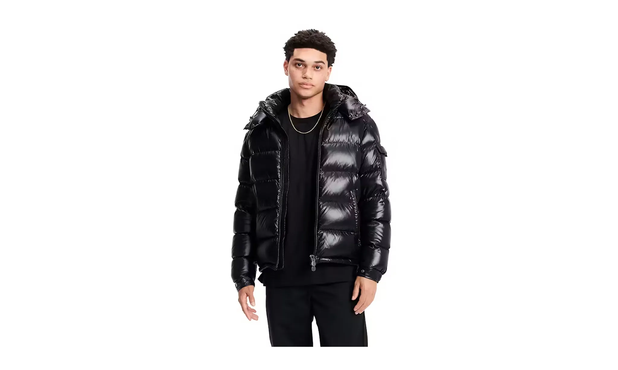 Moncler Maya Short Down Jacket Black | OVERCEZ