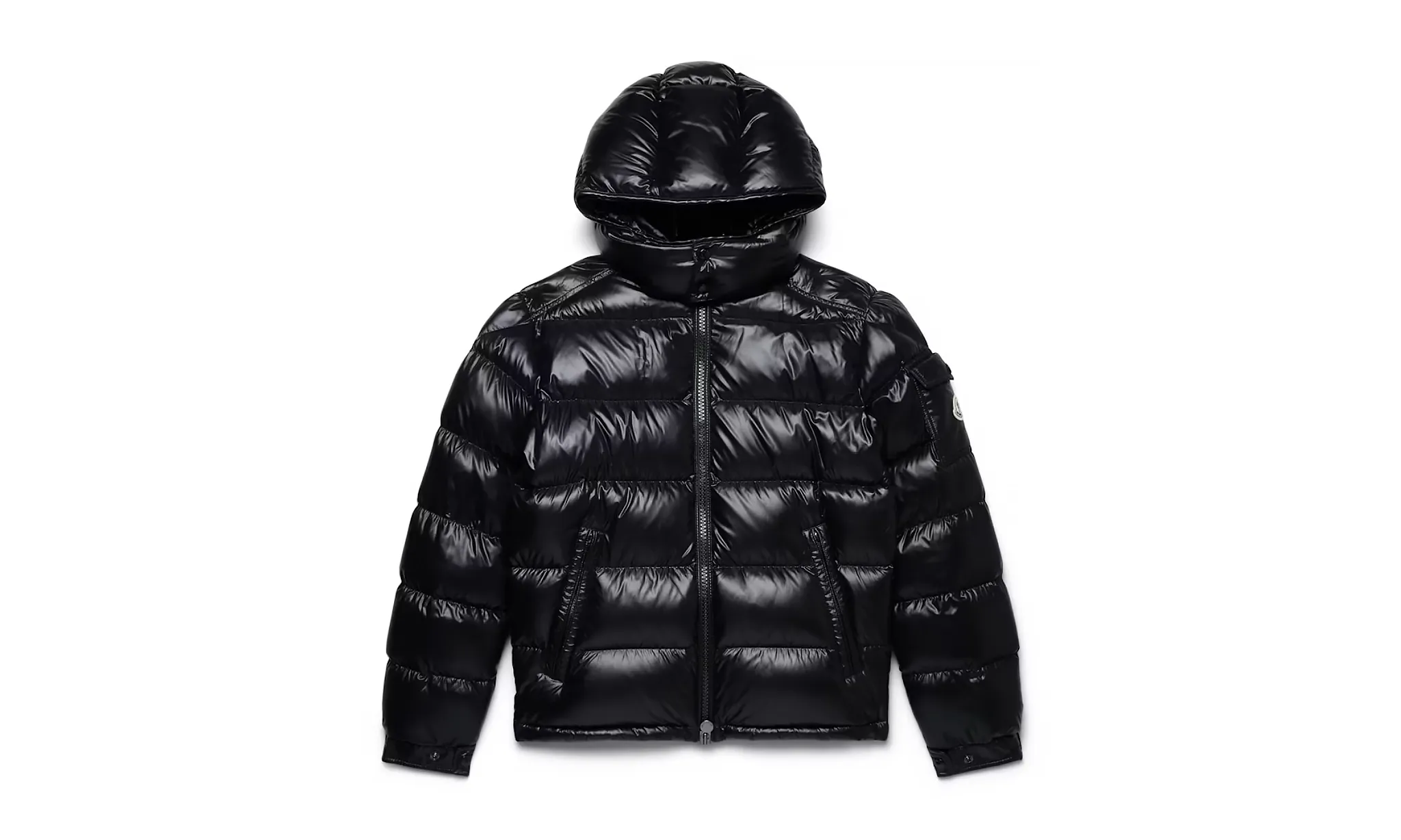 Moncler Maya Short Down Jacket Black | OVERCEZ